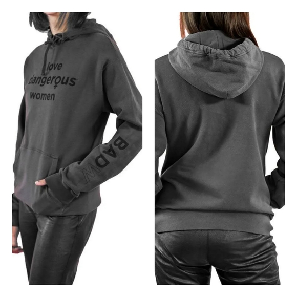 I Love Dangerous Women Unisex Hoodie Pullover - Picture 6 of 10